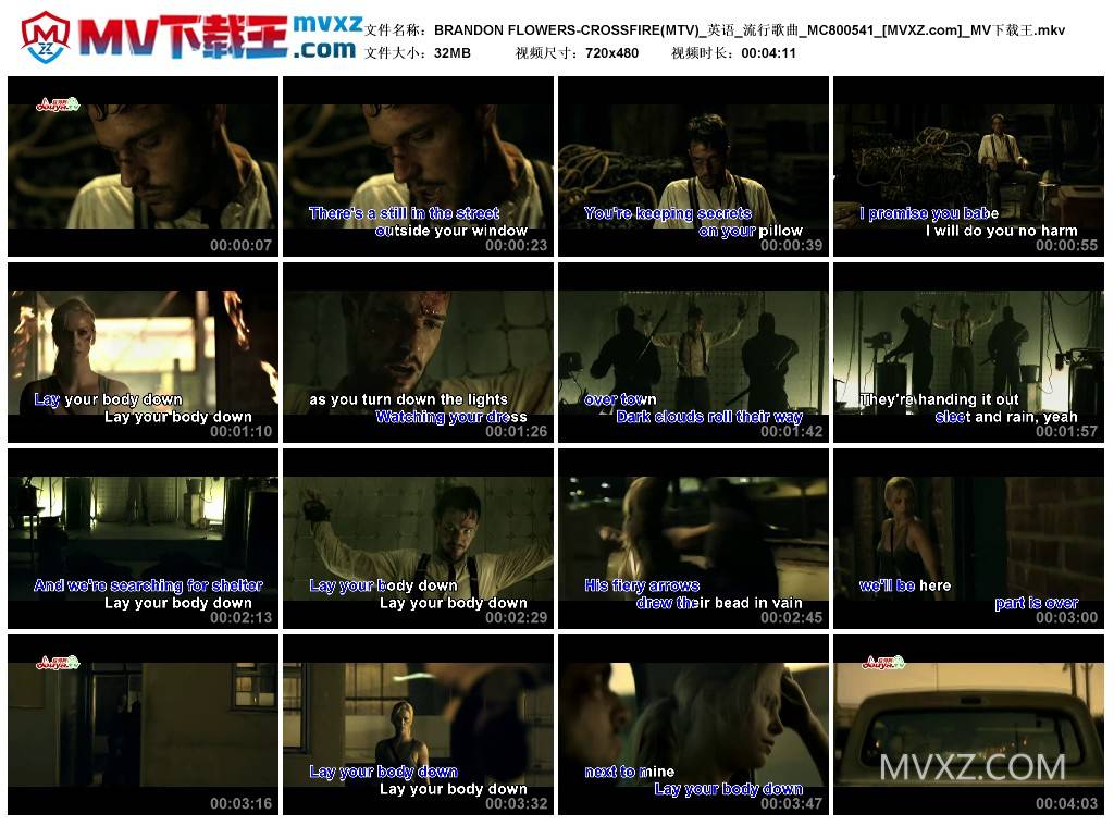 BRANDON FLOWERS-CROSSFIRE(MTV)_英语_流行歌曲_MC800541